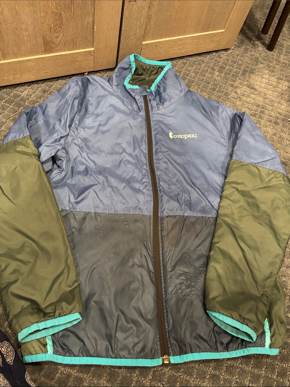 cotopaxi Sage Green Quilted Insulated Jacket
